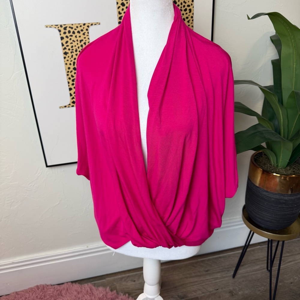 Trina Turk Concourse Top in Hot Pink XS/S NWT